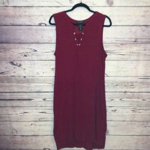 Rouge collection ribbed tank dress